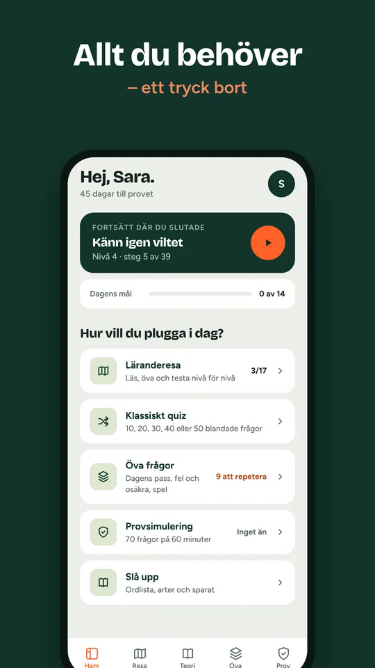 Jägarklars startsida